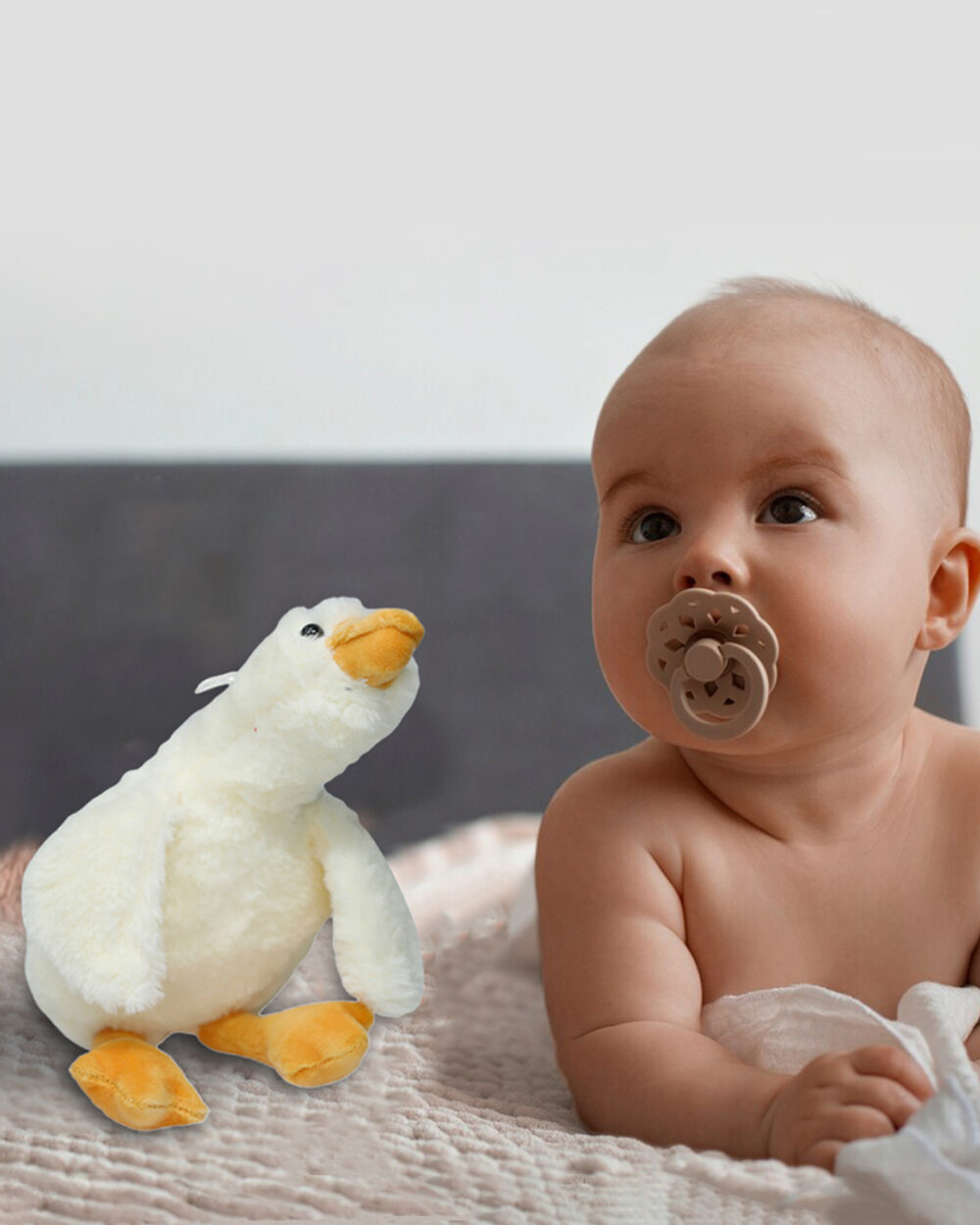 Giant Plush Adorable Cute Sleeping White Duck for Kids - Image 5