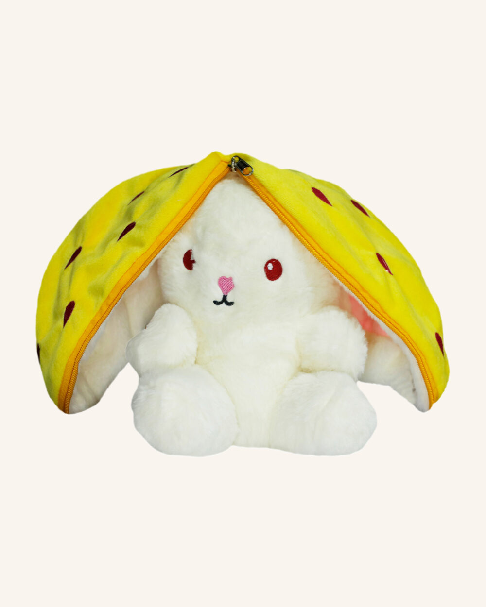 Reversible Bunny Soft Toys for Kids with Zipper - Image 4